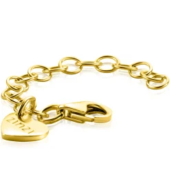 5cm ZINZI gold plated zilveren verlengstukje voor het gemakkelijk verlengen van je armband of ketting ZIV-G