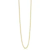 60cm ZINZI gold plated zilveren anker ketting ZILC-A60G