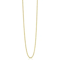 42cm ZINZI gold plated zilveren anker ketting ZILC-A42G