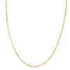 45cm ZINZI gold plated zilveren figaro ketting ZILC-F45G