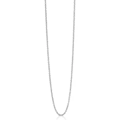 80cm ZINZI zilveren anker ketting ZILC-A80