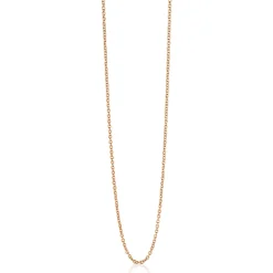60cm ZINZI zilveren anker ketting rosé verguld ZILC-A60R
