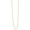 42cm ZINZI zilveren bolletjes ketting geel verguld ZILC-B42G