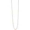 70cm ZINZI zilveren bolletjes ketting rosé verguld ZILC-B70R