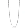 80cm ZINZI zilveren gourmet ketting. ZILC-G80