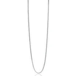 45cm ZINZI zilveren gourmet ketting ZILC-G45