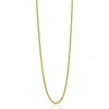 70cm ZINZI zilveren gourmet ketting gold plated. ZILC-G70G