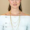60cm ZINZI zilveren gourmet ketting gold plated. ZILC-G60G