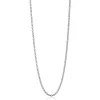 70 cm ZINZI zilveren jasseron ketting ZILC-J70