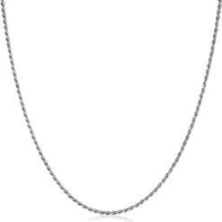 42cm ZINZI zilveren koord ketting ZILC-K42