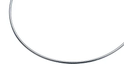 43cm Zinzi zilveren omega collier 2mm breed ZIOM2-43