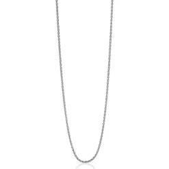 45cm ZINZI zilveren palmier ketting ZILC-P45