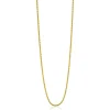70 cm ZINZI zilveren palmier ketting geel verguld ZILC-P70G