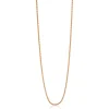 45 cm ZINZI zilveren palmier ketting rosé verguld ZILC-P45R