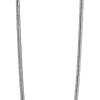45cm Zinzi zilveren slangen collier 1,5mm breed ZISL15-45