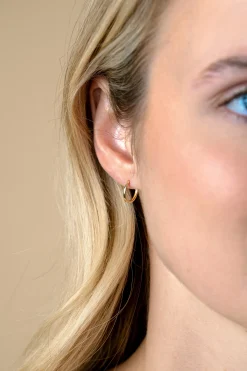 12mm ZINZI Gold 14 karaat gouden oorringen met luxe scharniersluiting 10 x 1,2mm ZGO524