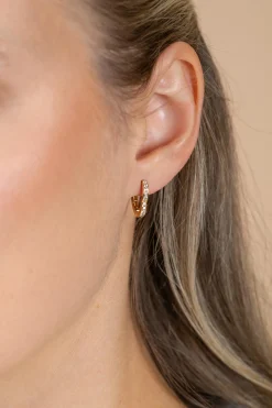 15mm ZINZI Gold 14 krt gouden oorringen in hartvorm, bezet met witte zirconia's en luxe klapsluiting 2mm vierkante buis ZGO574Z