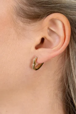 15mm ZINZI Gold 14 krt gouden oorringen in hartvorm, bezet met witte zirconia's en luxe klapsluiting 2mm vierkante buis ZGO574Z