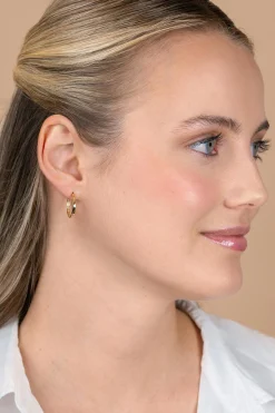 19mm ZINZI Gold 14 krt gouden oorringen met luxe klapsluiting 2mm vierkante buis ZGO573