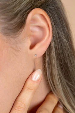 2,5mm ZINZI Gold 14 krt gouden oorstekers met ronde witte zirconia in glad kastje ZGO563