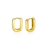 10mm ZINZI Gold 14 krt gouden rechthoekige oorringen met luxe klapsluiting 10mm x 2mm vierkante buis ZGO408