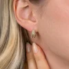 13mm ZINZI goldplated zilveren multi-look oorringen met luxe scharniersluiting 6mm breed ZIO2727Y