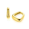 16mm ZINZI goldplated zilveren oorbedels in een luxe tasvorm ZICH2805G (zonder oorringen)