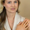 9,5mm ZINZI gold plated zilveren oorstekers open rondje met zirkonia ZIO2725Y