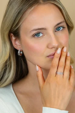 18mm ZINZI zilveren  multi-look oorringen met luxe scharniersluiting 7mm breed ZIO2727L
