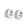 13mm ZINZI zilveren multi-look oorringen met luxe scharniersluiting 6mm breed ZIO2727