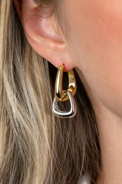 16mm ZINZI zilveren oorbedels in een trendy tasvorm ZICH2805 (zonder oorringen)