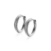 15mm ZINZI zilveren oorringen met veertjesmotief 3mm breed en luxe klapsluiting ZIO2644