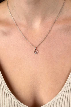 9mm ZINZI zilveren Stier sterrenbeeldhanger bezet met witte zirconia ZIH-STI (zonder collier)