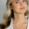 18mm ZINZI zilveren Yin Yang hanger rond, bezet met parelmoer en witte zirconia's. Yin Yang staat symbool voor: balans, harmonie, dynamiek en verbondenheid ZIH2423 (zonder collier)