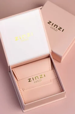 ZINZI Gold 14 karaat gouden armband plaatje glad ZGA176