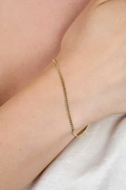 ZINZI Gold 14 karaat gouden gourmet armband 2,2mm breed ZGA293