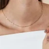ZINZI Gold 14 karaat gouden massieve Singapore ketting 1,8mm breed 41-43cm ZGC501