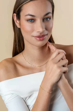 ZINZI Gold 14 karaat gouden massieve Singapore ketting 1,8mm breed 41-43cm ZGC501