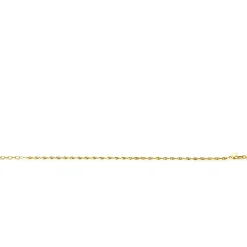 ZINZI Gold 14 karaat gouden massieve Singapore armband 1,8mm breed 17-19cm ZGA501