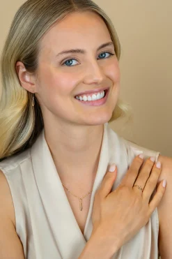 ZINZI Gold 14 krt gouden ring (5mm breed) slagmodel verbonden ZGR541