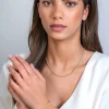 ZINZI gold plated zilveren koord armband 2,6mm breed ZIA2386G