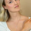ZINZI gold plated zilveren paperclip schakelarmband met witte zoetwaterparel en slang ZIA2761