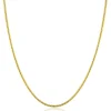 ZINZI gold plated zilveren ronde slangen ketting (1,6mm breed) 42-45cm ZIC2848G