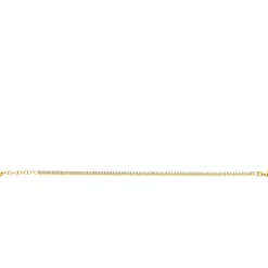 ZINZI gold plated zilveren tennis armband 2,1mm breed met rijzetting witte zirconia's ZIA2892