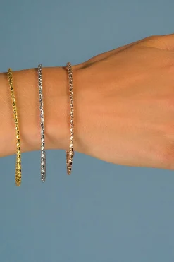ZINZI rosé verguld zilveren fantasie armband 17-19cm ZIA1129R