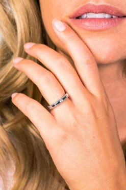 ZINZI zilveren aanschuifring parelrand wit 3,5mm ZIR1593