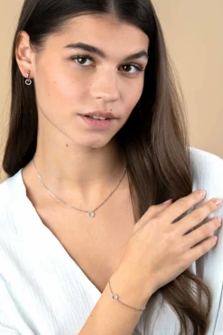 ZINZI zilveren armband met open rondje (7,5mm) bezet met witte zirconia's 16,5-19,5cm ZIA2550