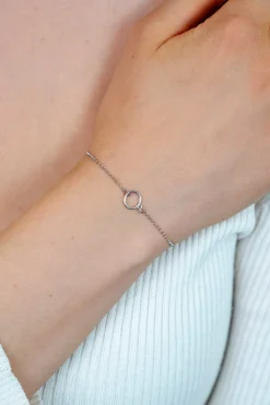 ZINZI zilveren armband met open rondje 16,5-19cm ZIA2523