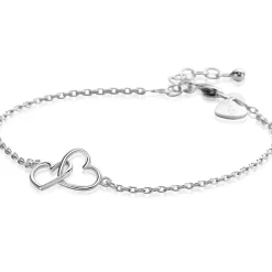 ZINZI zilveren armband met 2 verbonden hartjes 17,5-19,5cm ZIA2513