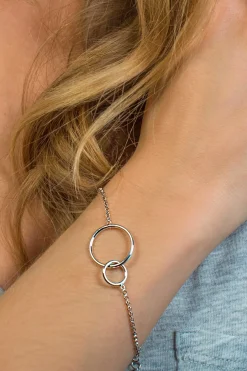 Zinzi zilveren armband ronde vormen 16-19cm ZIA1278